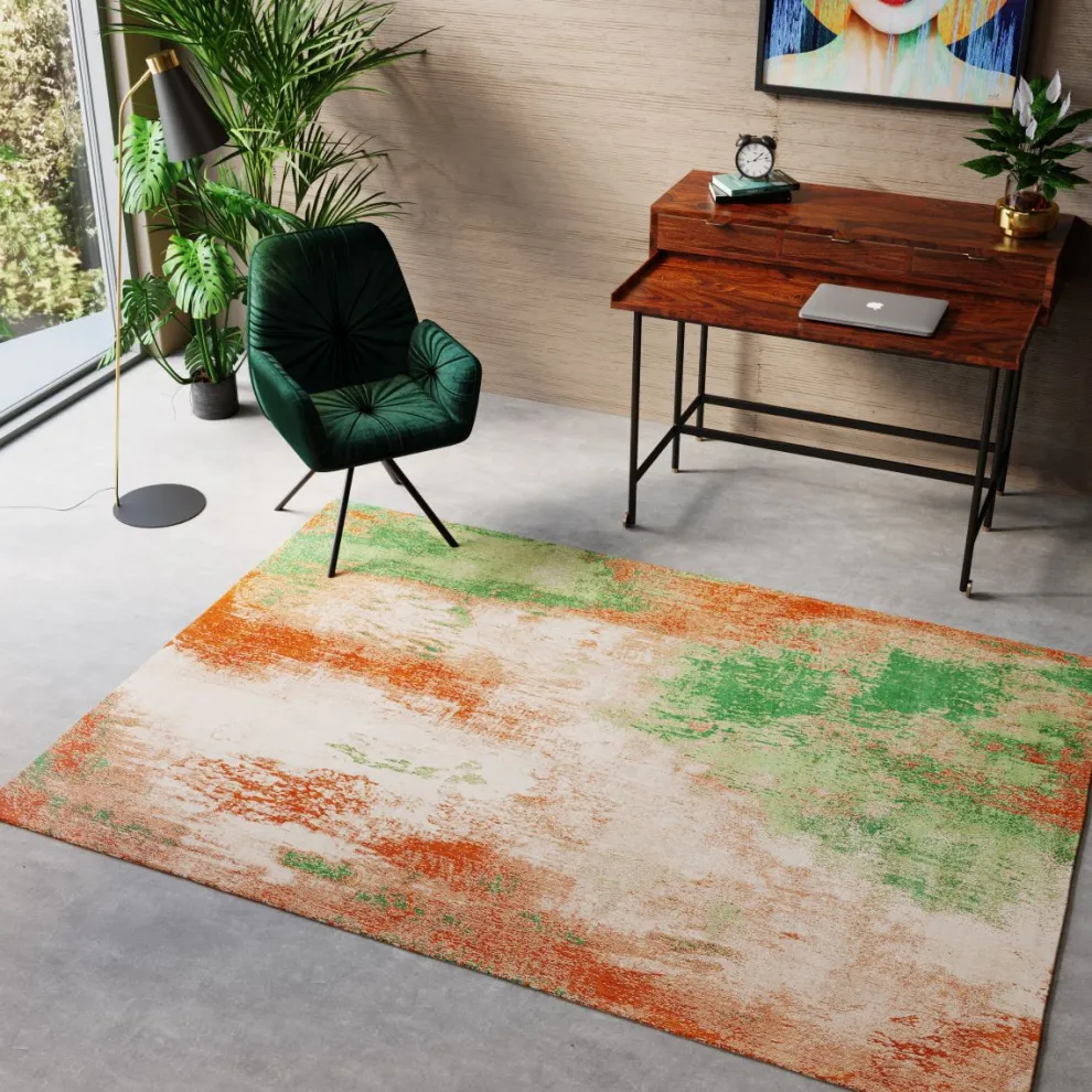 Vloerkleed Downtown Groen 170x240cm