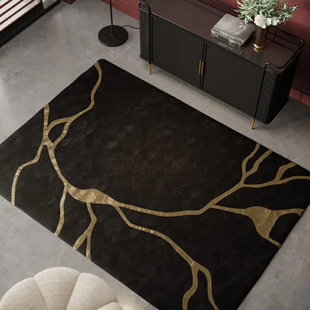 Vloerkleed Fulmine Black 170x240cm