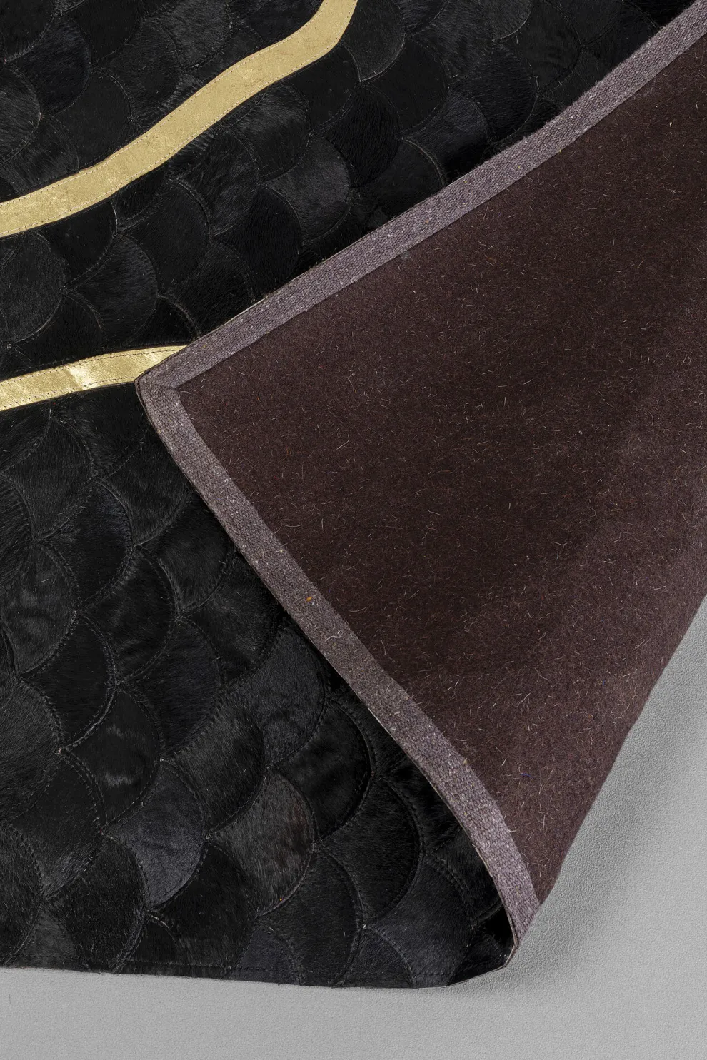 Vloerkleed Fulmine Black 170x240cm