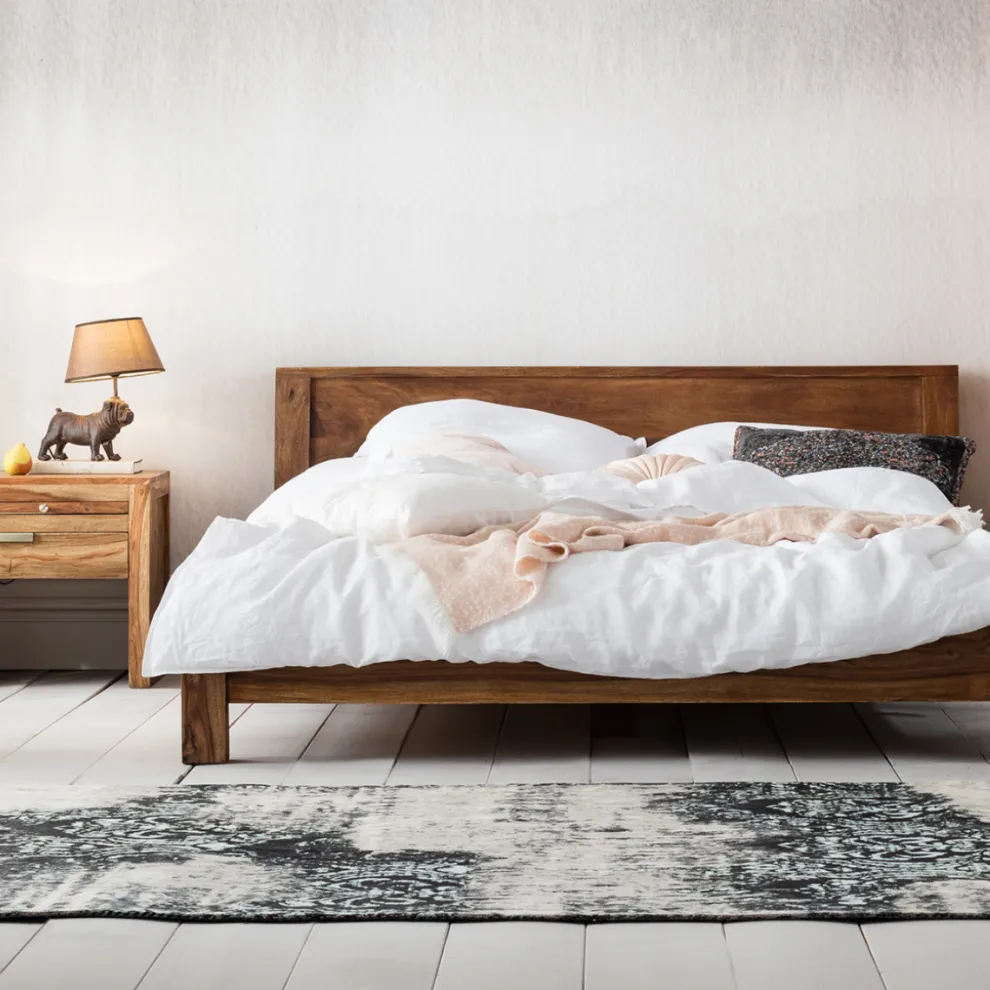 Vloerkleed Kelim Ornament Turquoise 170x240cm