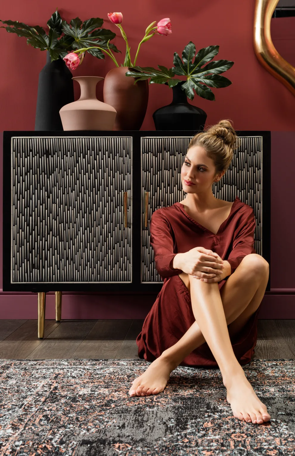 Vloerkleed Kelim Pop Rockstar 200x300cm