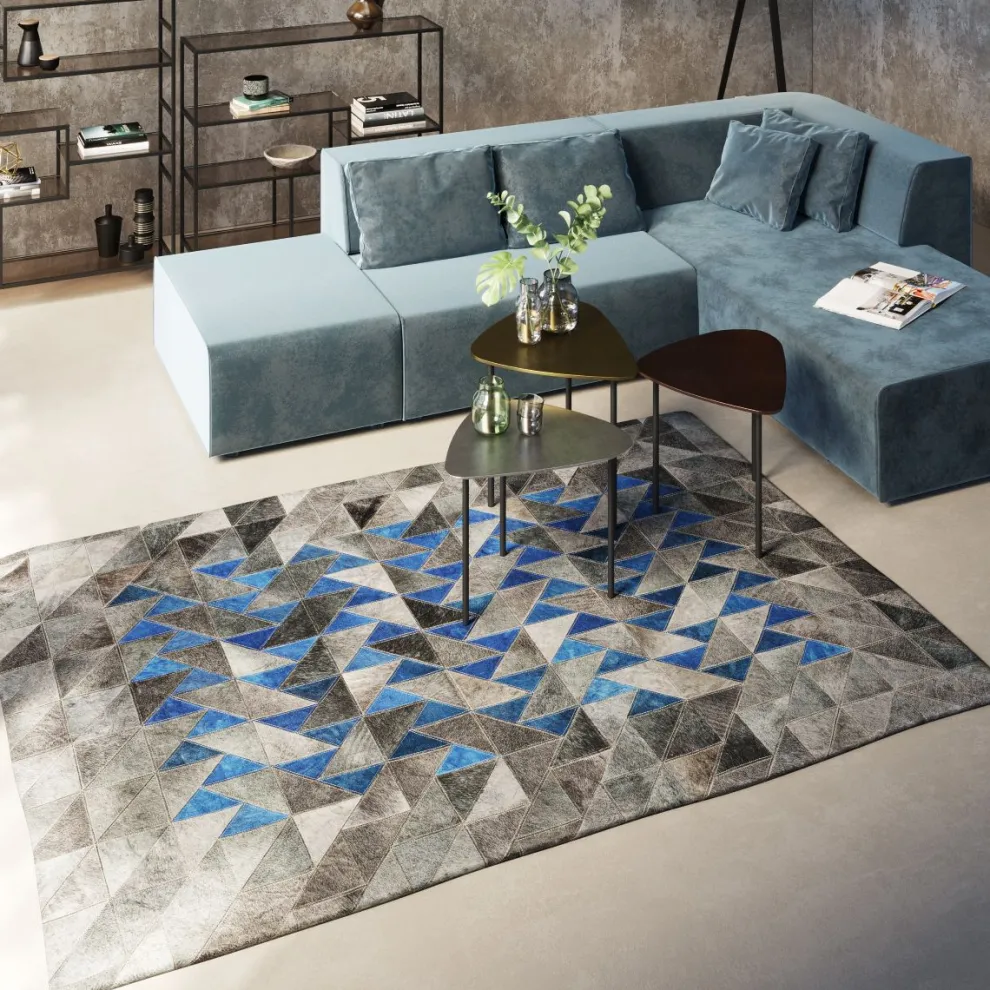 Vloerkleed Triangle Grijs 170x240cm