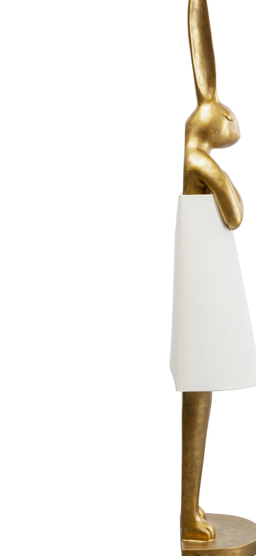 Vloerlamp Animal Rabbit Gold-White 150cm