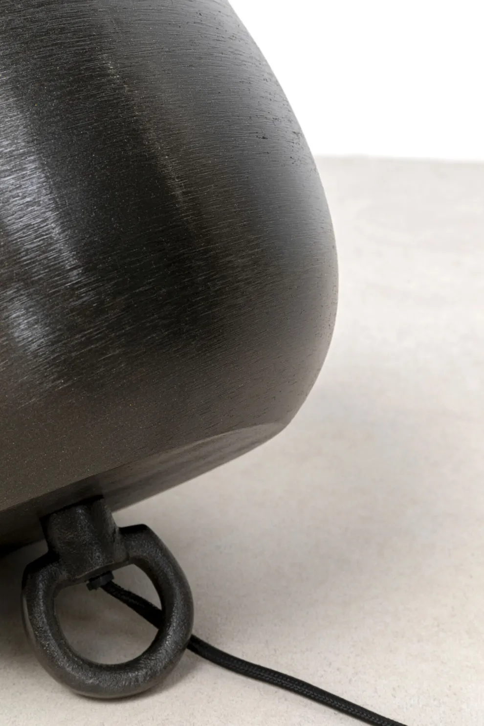 Vloerlamp Apollon Smooth Black Ø28cm