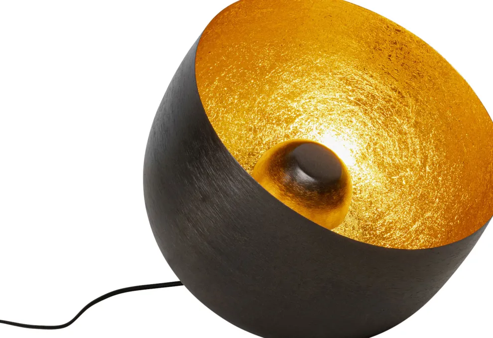 Vloerlamp Apollon Smooth Black Ø35cm