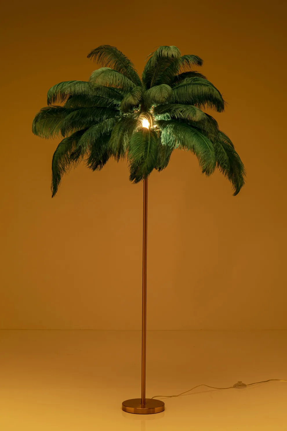 Vloerlamp Feather Palm Green 165cm