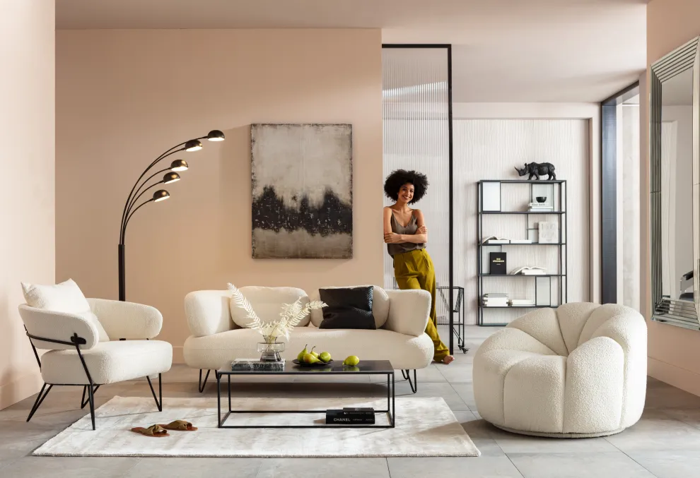 Vloerlamp Five Fingers Mat Zwart