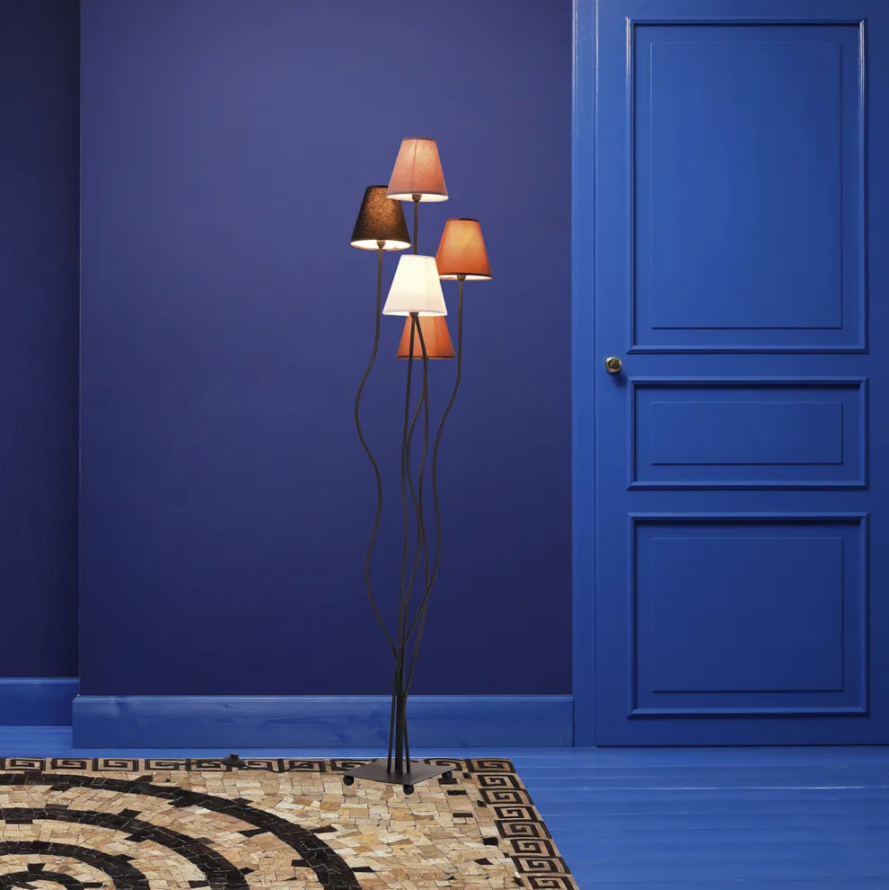 Vloerlamp Flexible Mocca Vijf