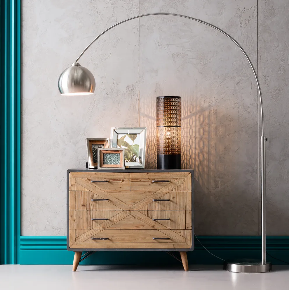 Vloerlamp Lounge Satin Klein Deal Econo