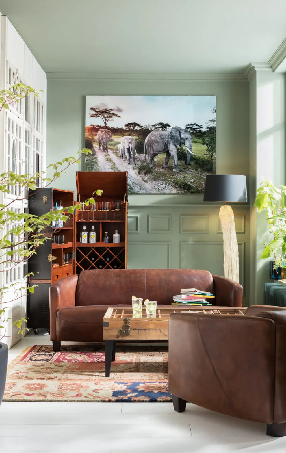 Vloerlamp Nature Recht