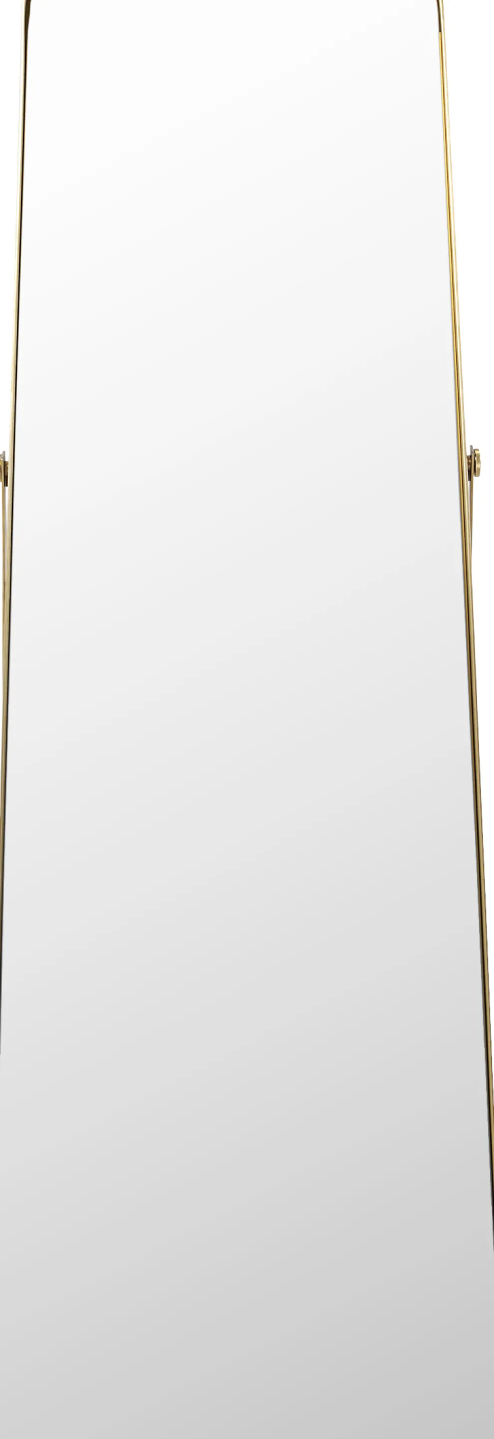 Vloerspiegel Curve Arch Gold 55x160cm