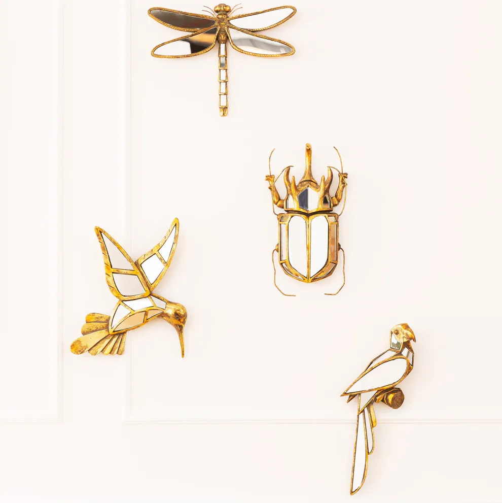 Wanddecoratie Beetle Spiegel