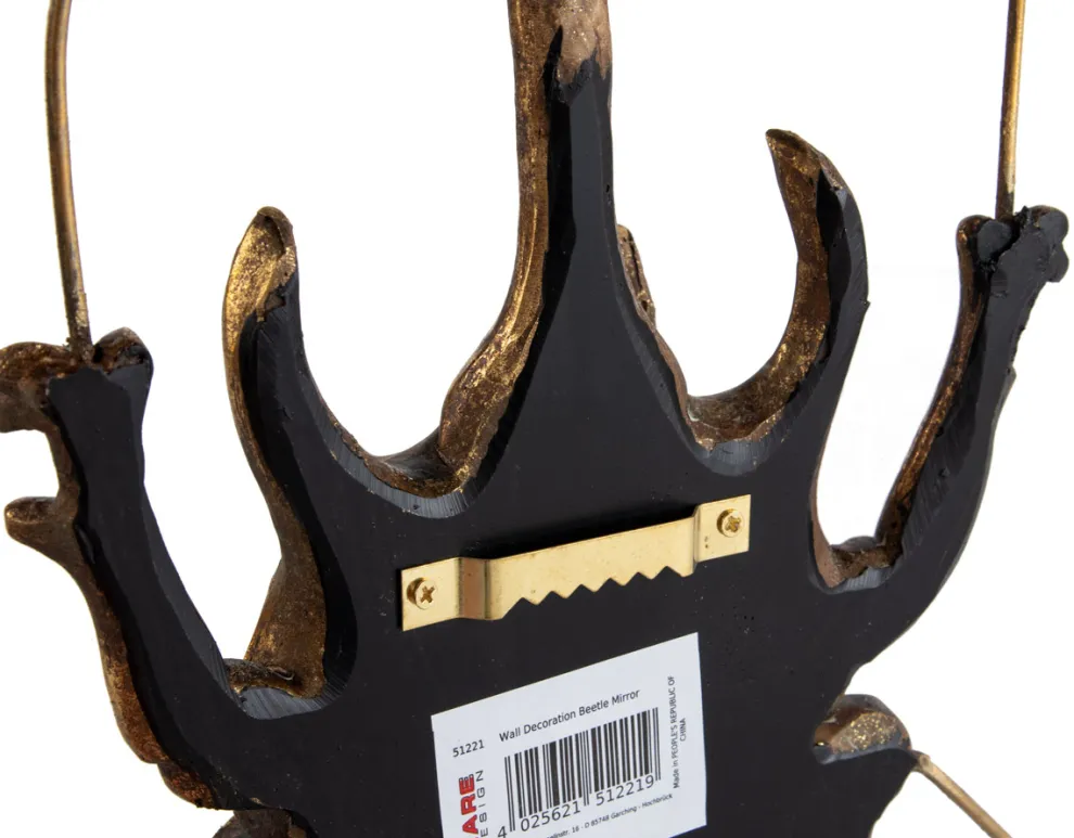 Wanddecoratie Beetle Spiegel