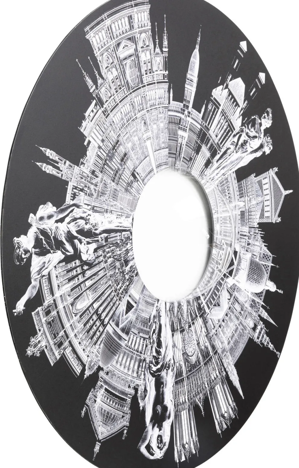 Wanddecoratie City Pupil Ø160cm