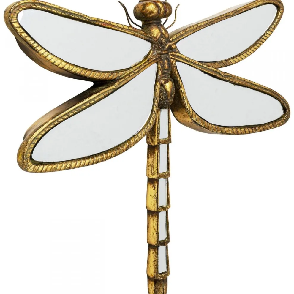 Wanddecoratie Dragonfly Spiegel 45cm