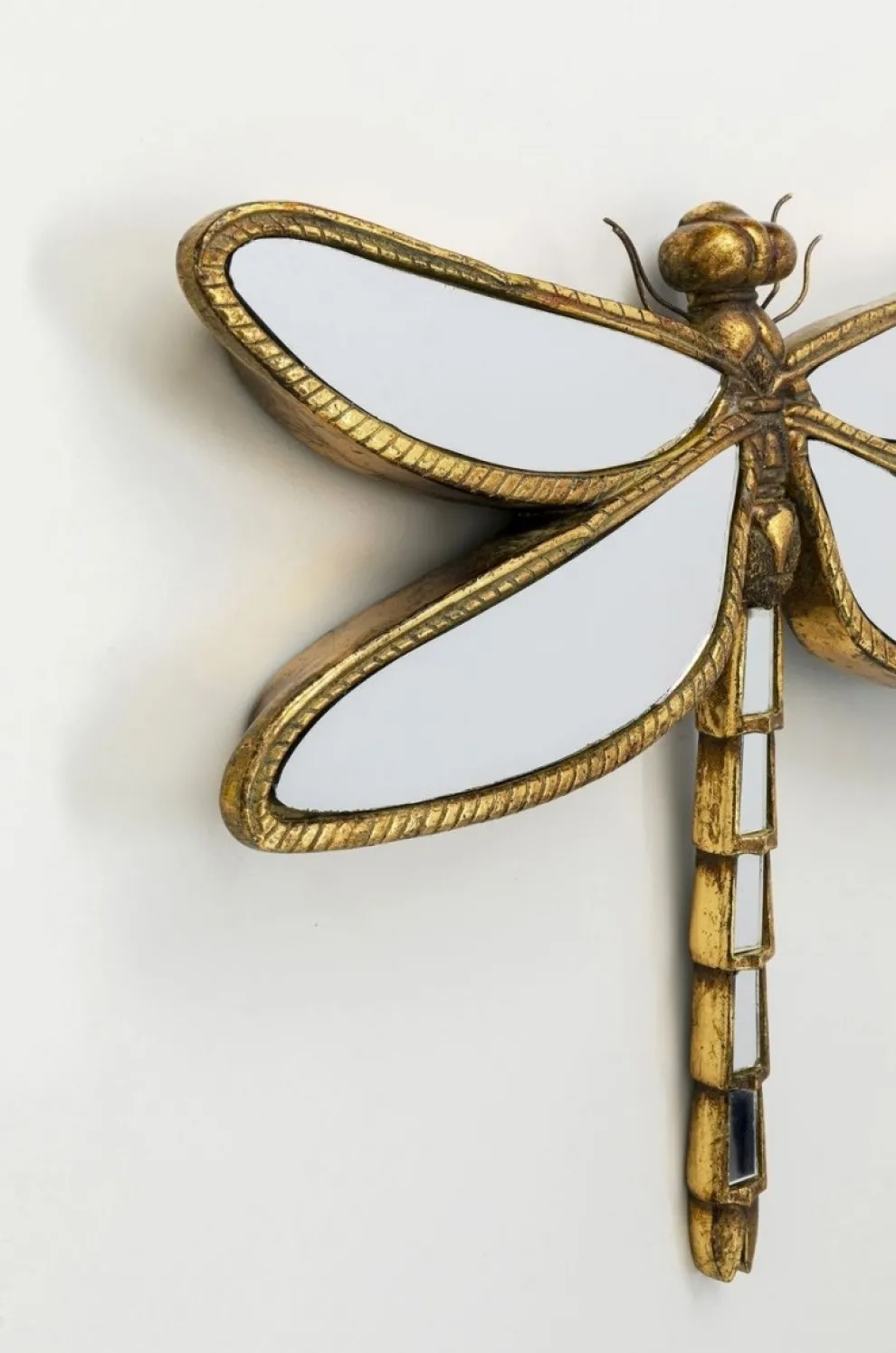 Wanddecoratie Dragonfly Spiegel 45cm