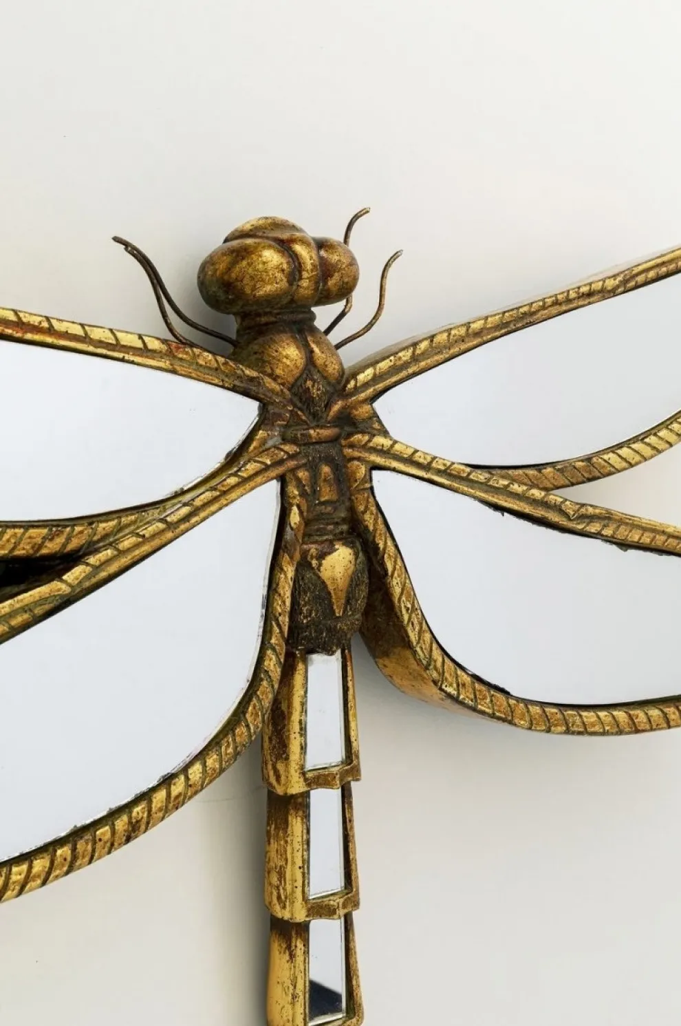 Wanddecoratie Dragonfly Spiegel 45cm