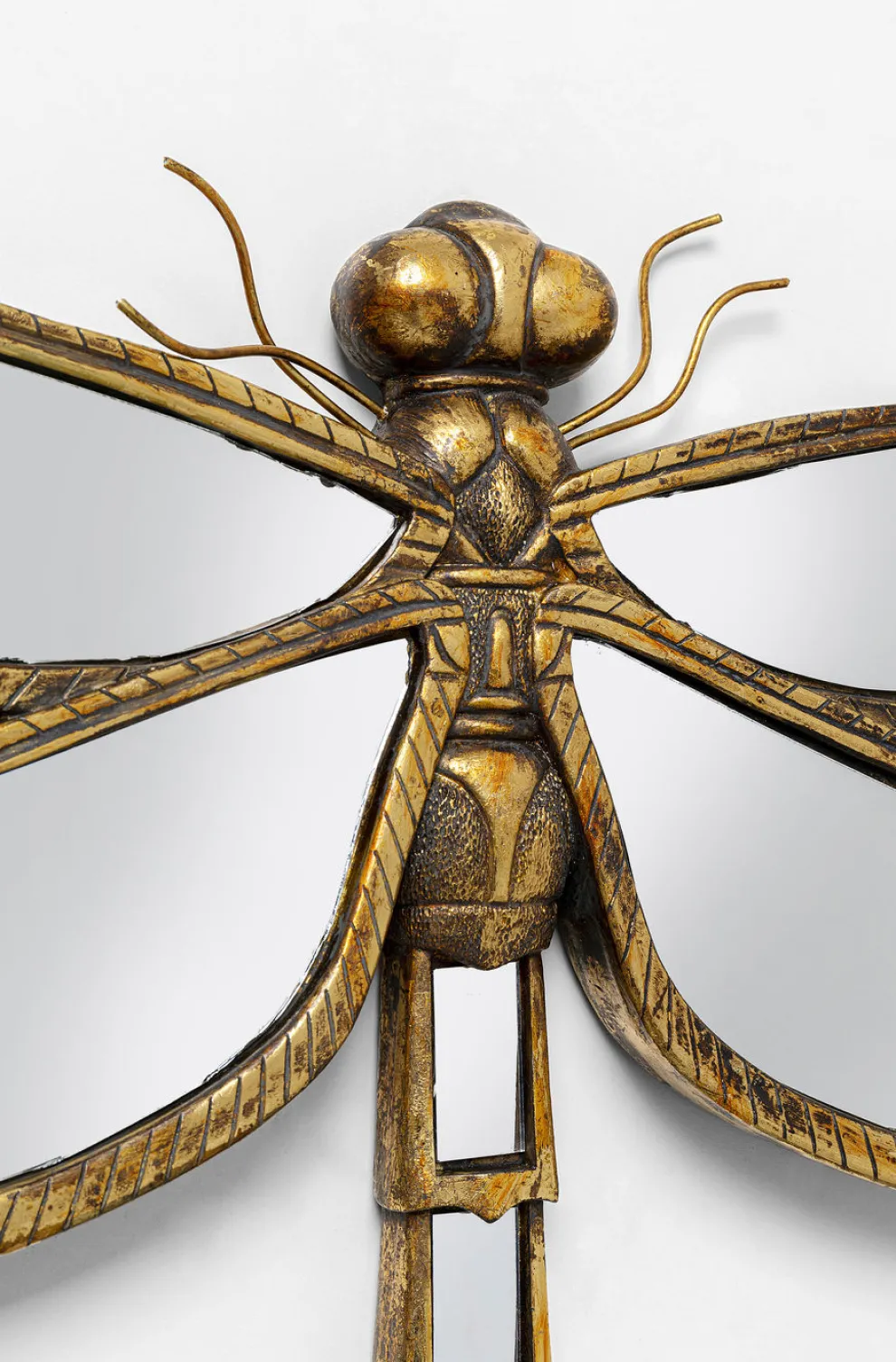 Wanddecoratie Dragonfly Spiegel 71cm