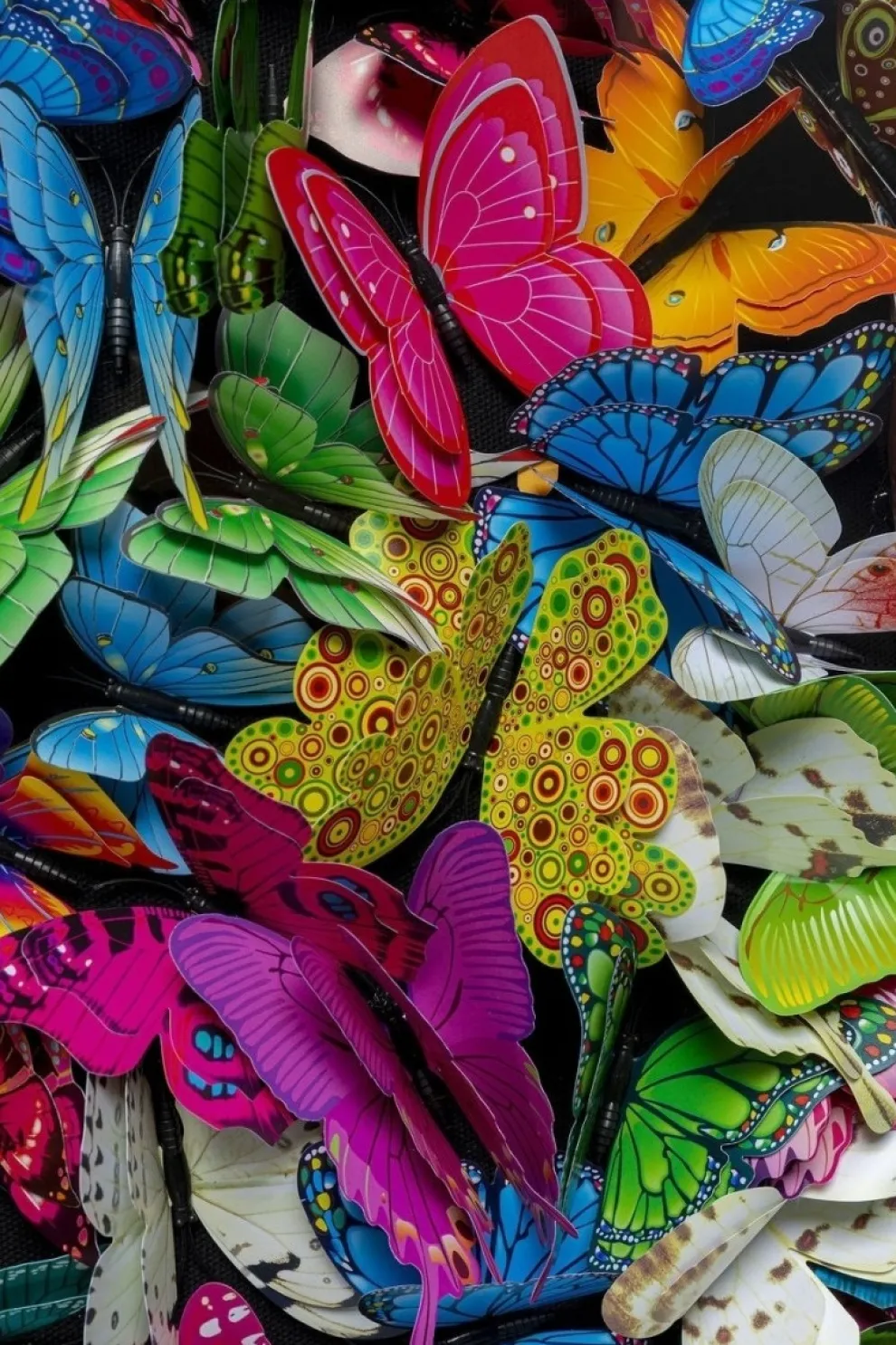 Wanddecoratie Farfalla 120x120cm