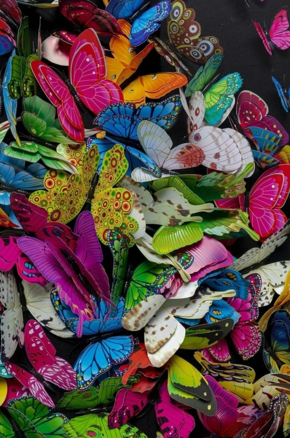 Wanddecoratie Farfalla 120x120cm