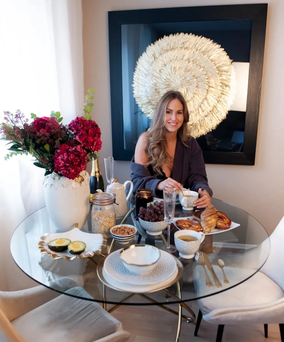 Wanddecoratie Golden Snail 120x120cm