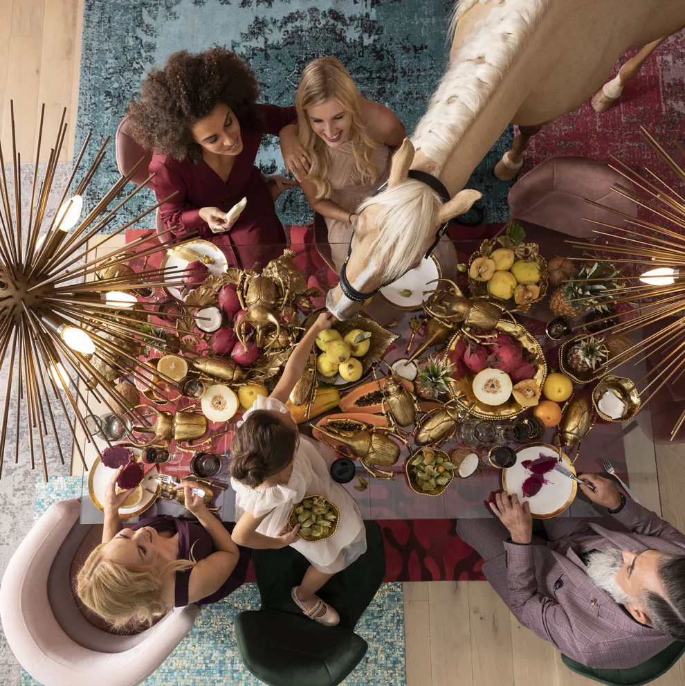 Wanddecoratie Herkules Beetle Goud