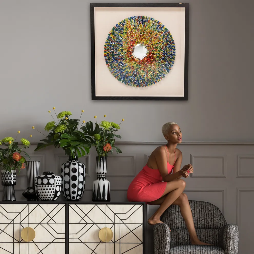 Wanddecoratie Kleurexplosie