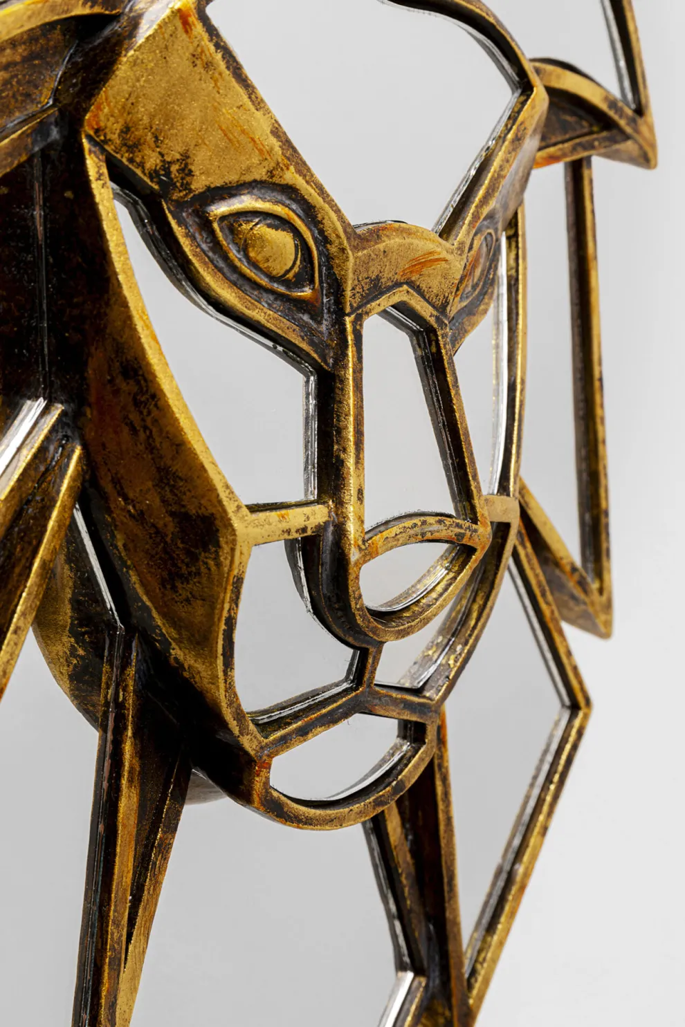 Wanddecoratie Lion Mirror 35cm