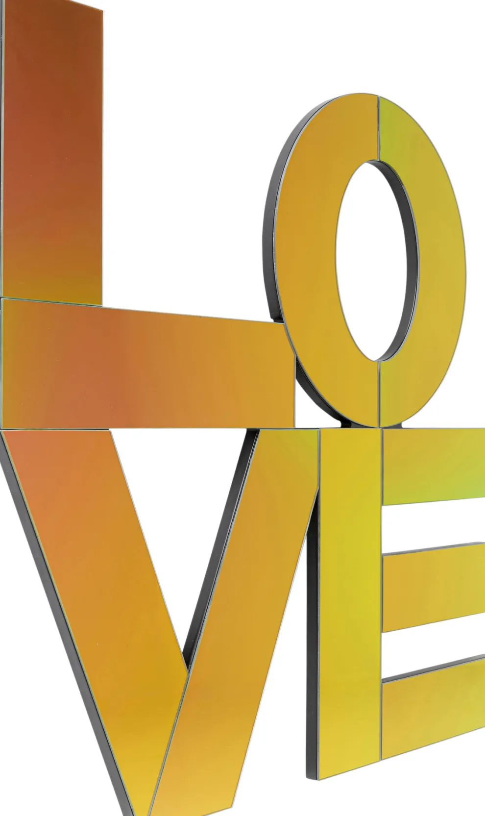 Wanddecoratie Love Letters 90x90cm