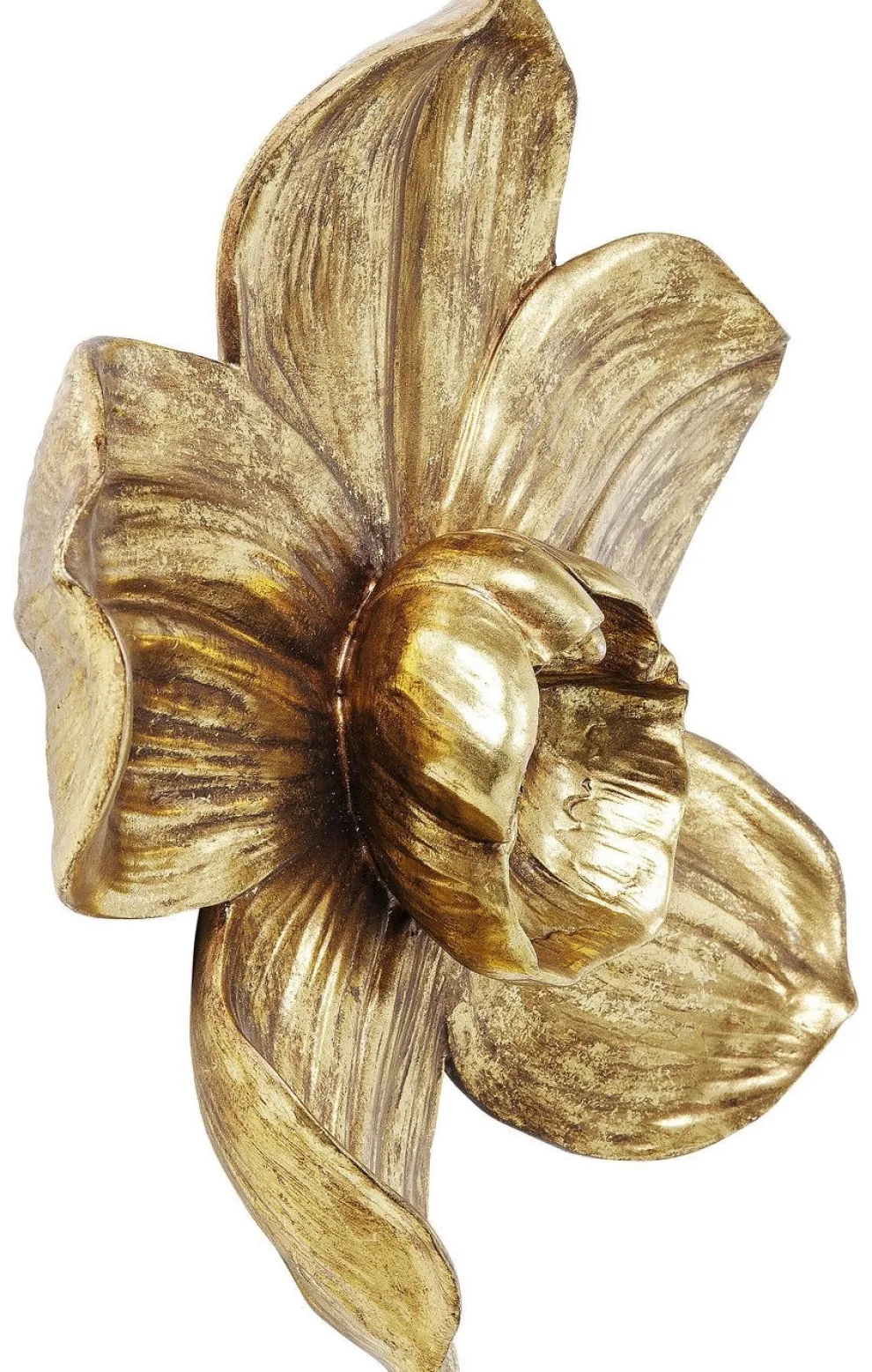 Wanddecoratie Orchid Goud 44cm