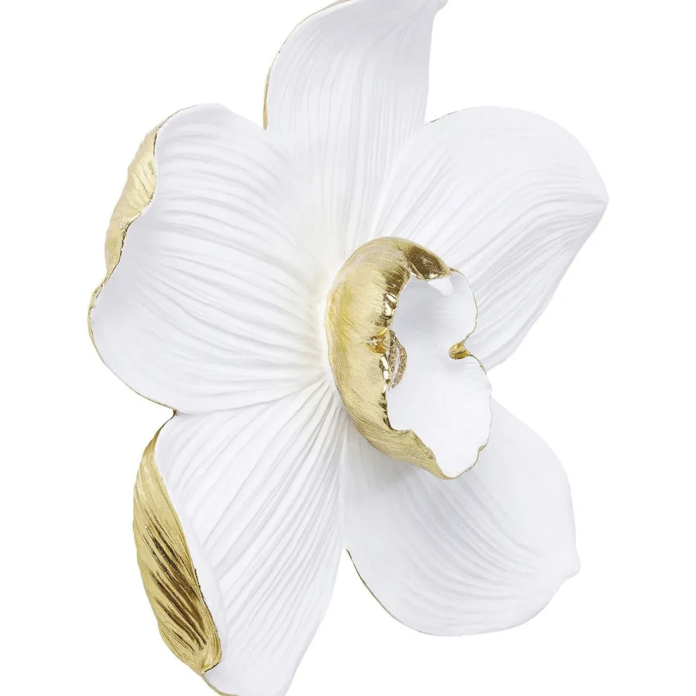 Wanddecoratie Orchid Wit 54cm