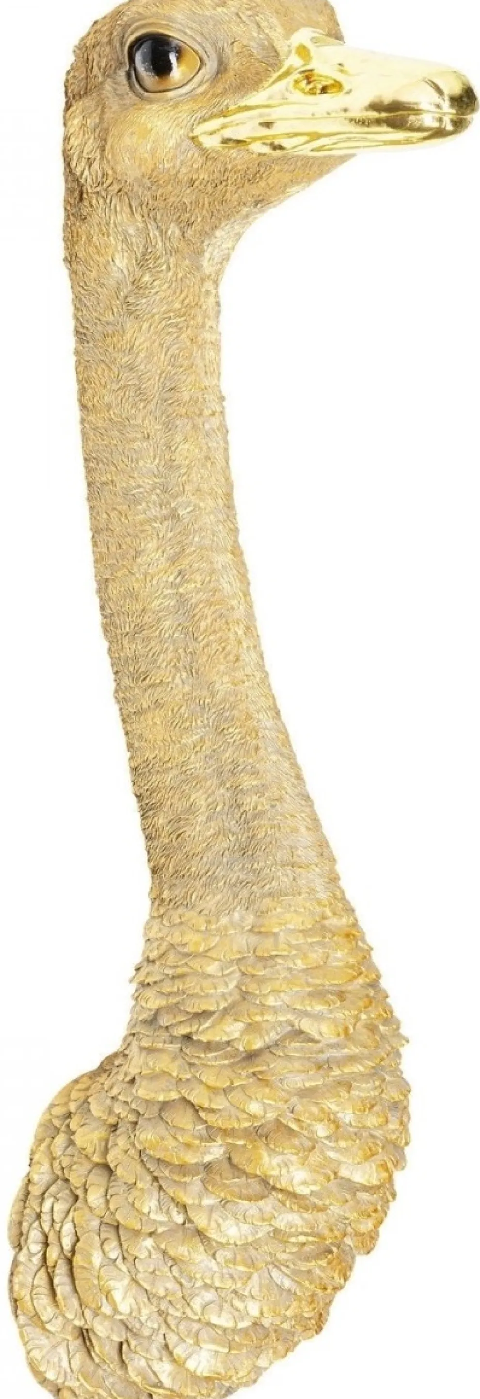 Wanddecoratie Ostrich Goud