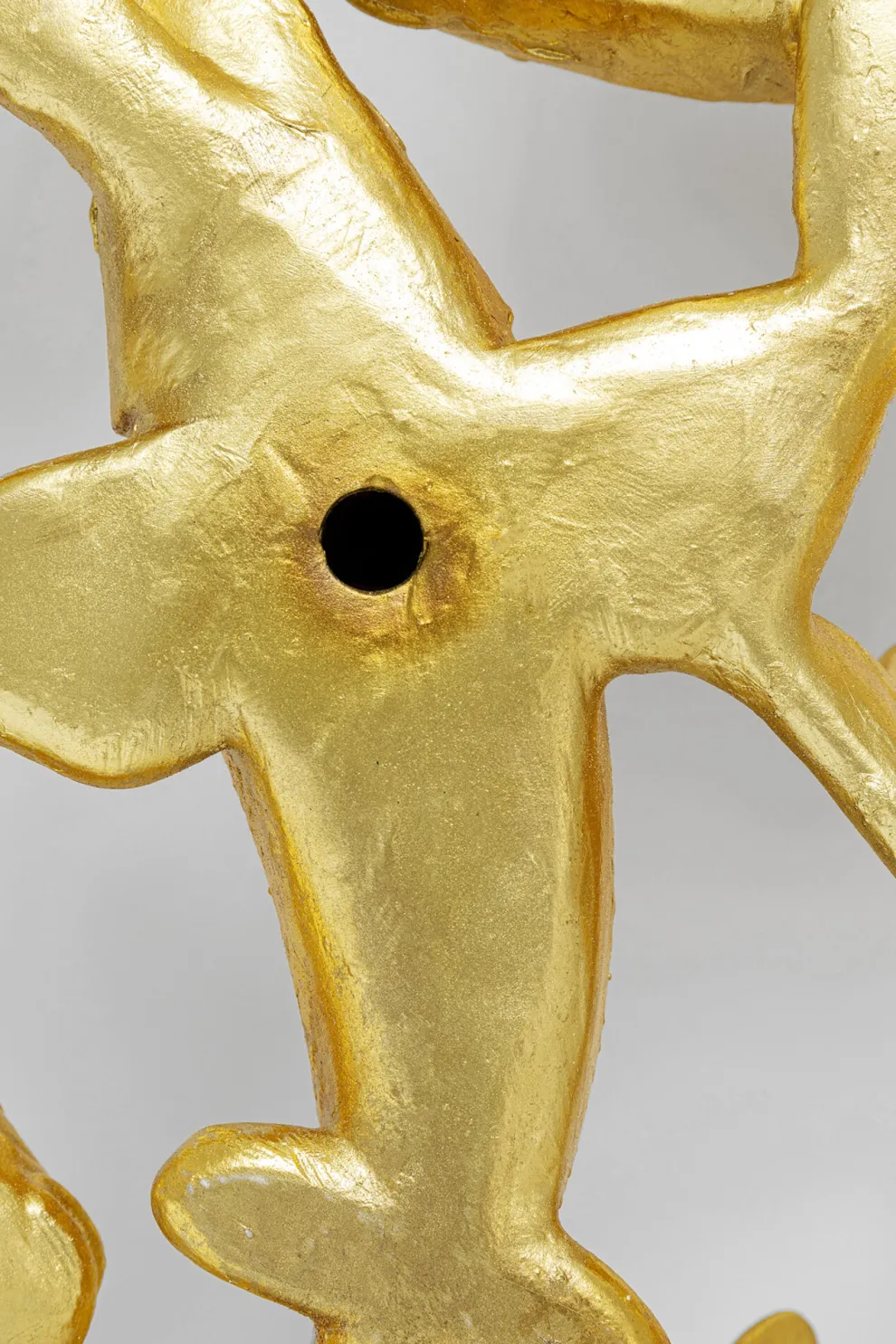 Wanddecoratie School Of Koi Gold Ø160cm