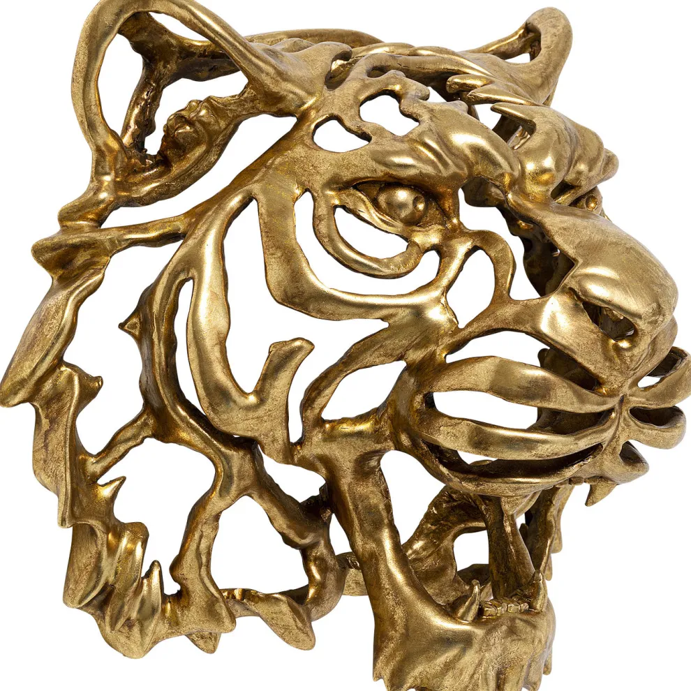 Wanddecoratie Tiger Goud