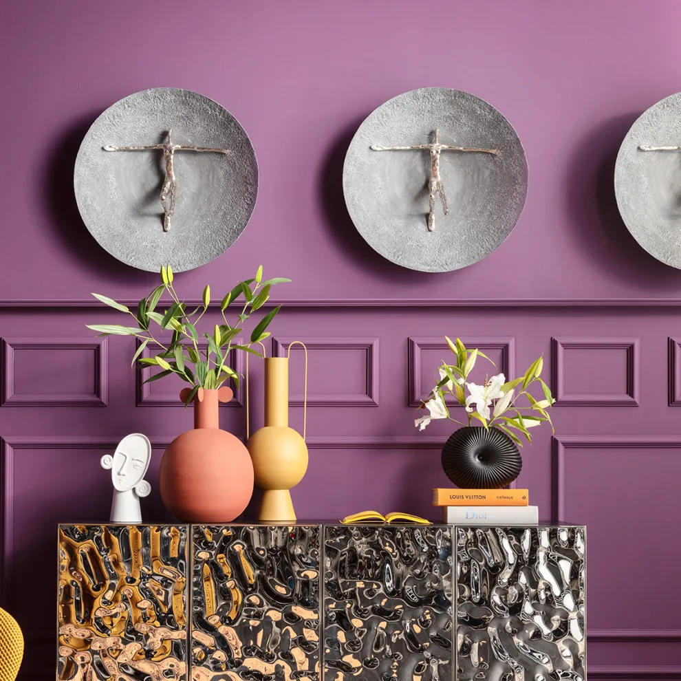 Wanddecoratie Umamo Silver 60cm