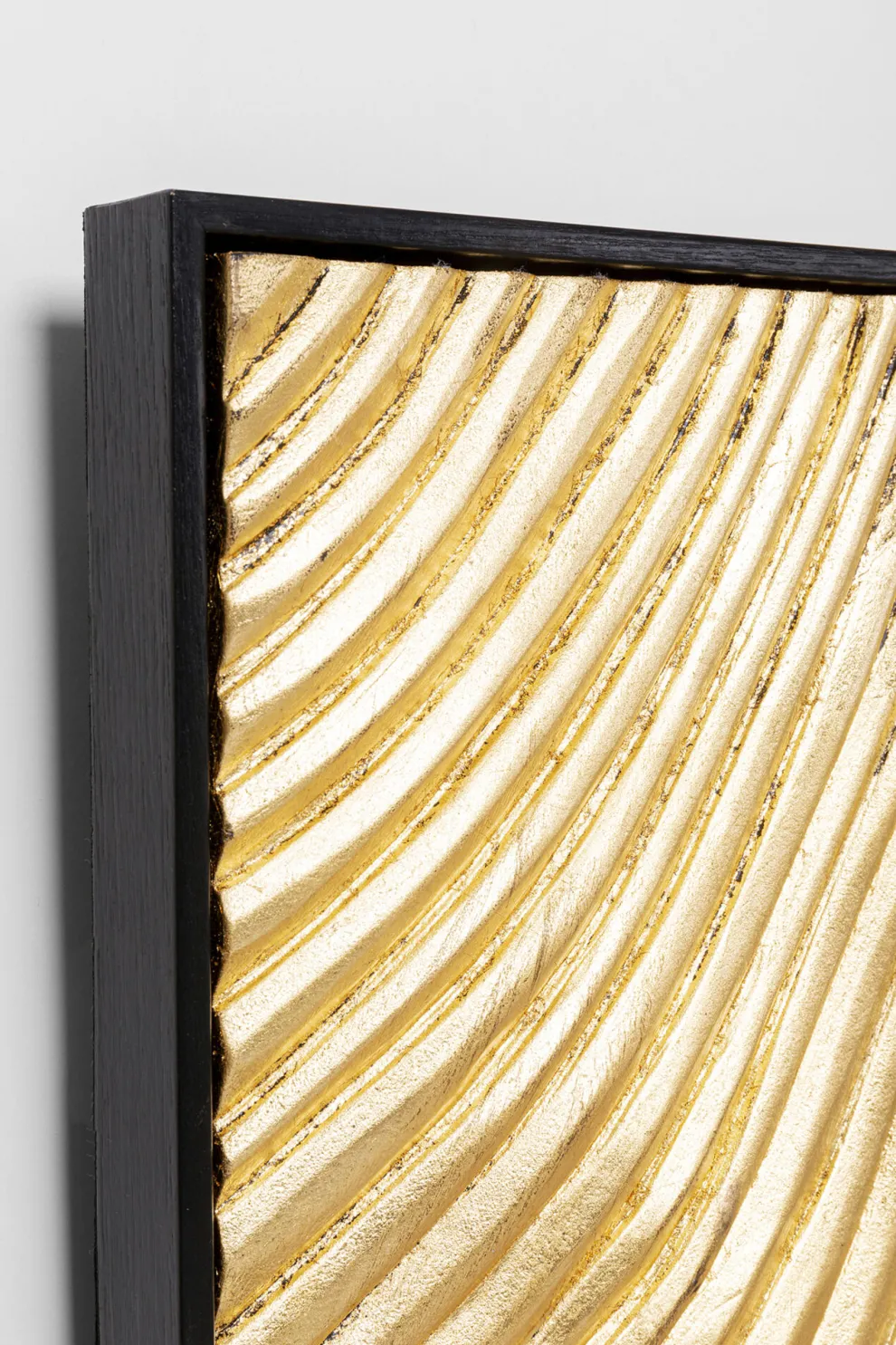 Wanddecoratie Wave Gold (Set Van 2)