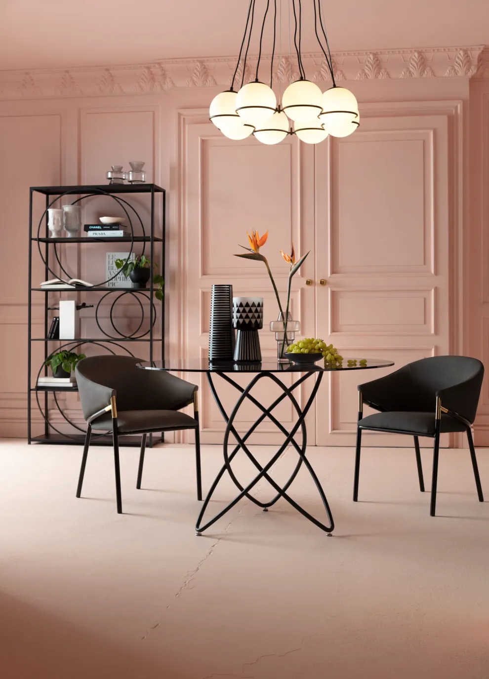 Wandkast Circle Black 100x200cm