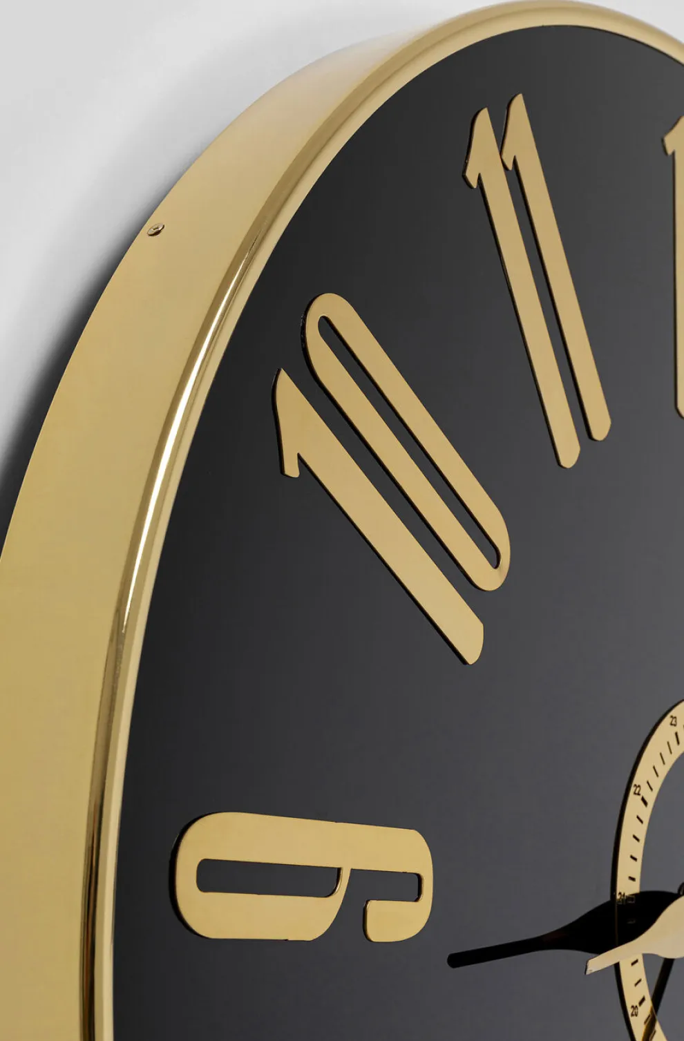 Wandklok Casino Black Ø76cm