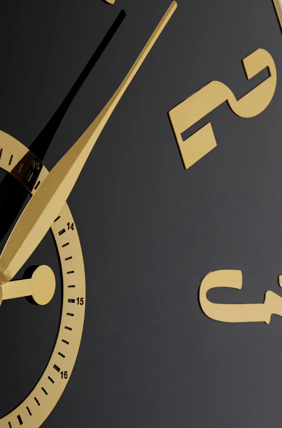 Wandklok Casino Black Ø76cm