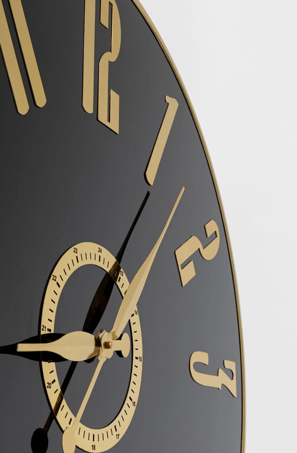 Wandklok Casino Black Ø76cm