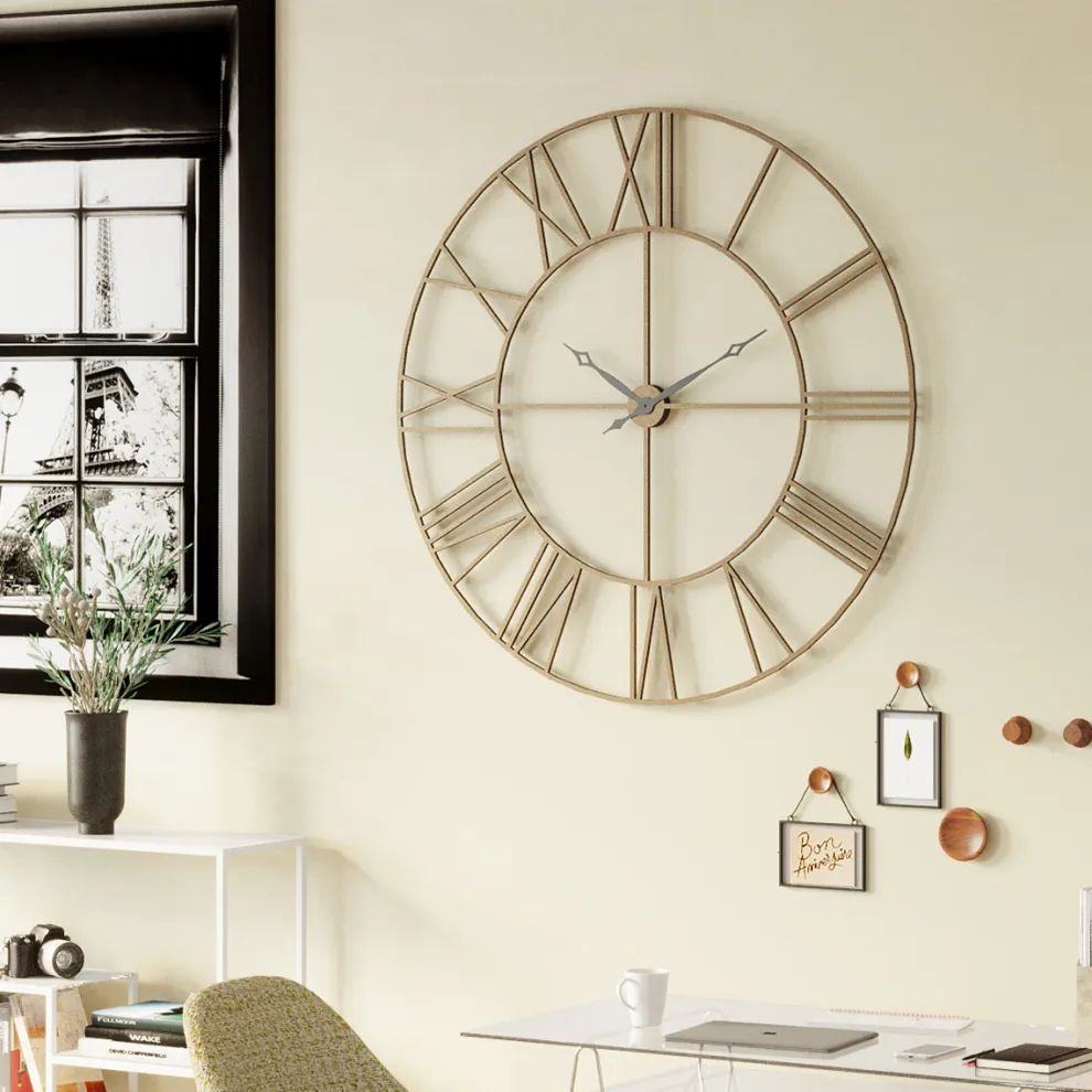 Wandklok Factory 120cm