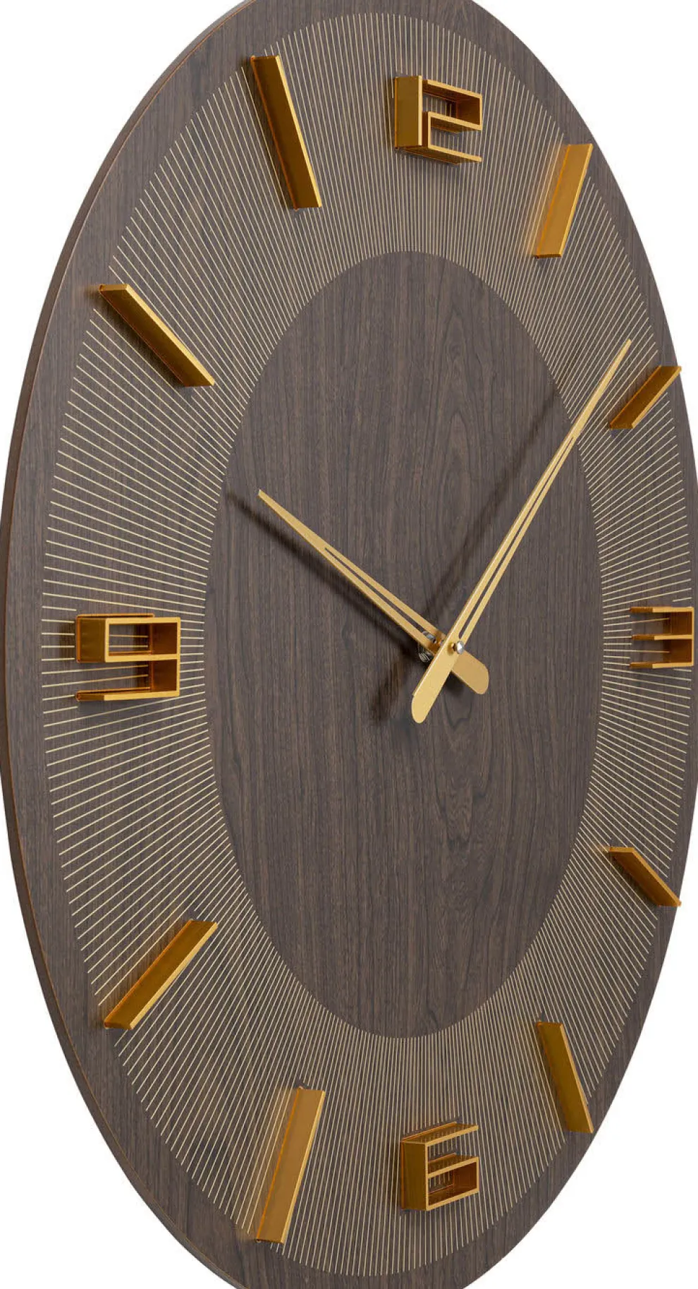 Wandklok Levi Bruin Ø60cm