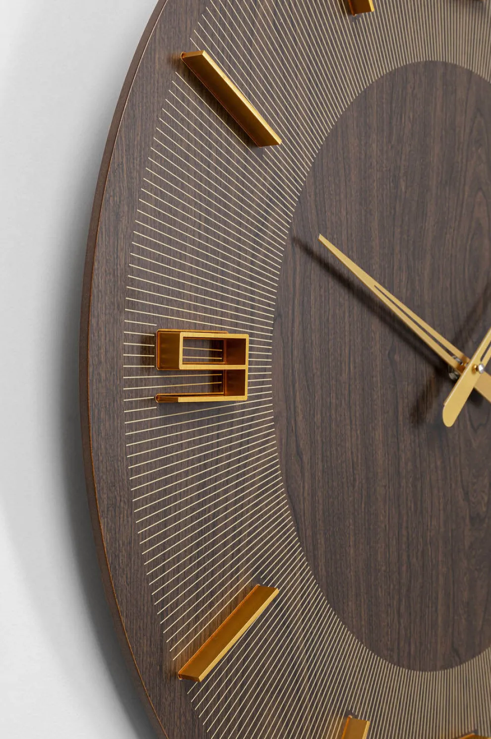 Wandklok Levi Bruin Ø60cm