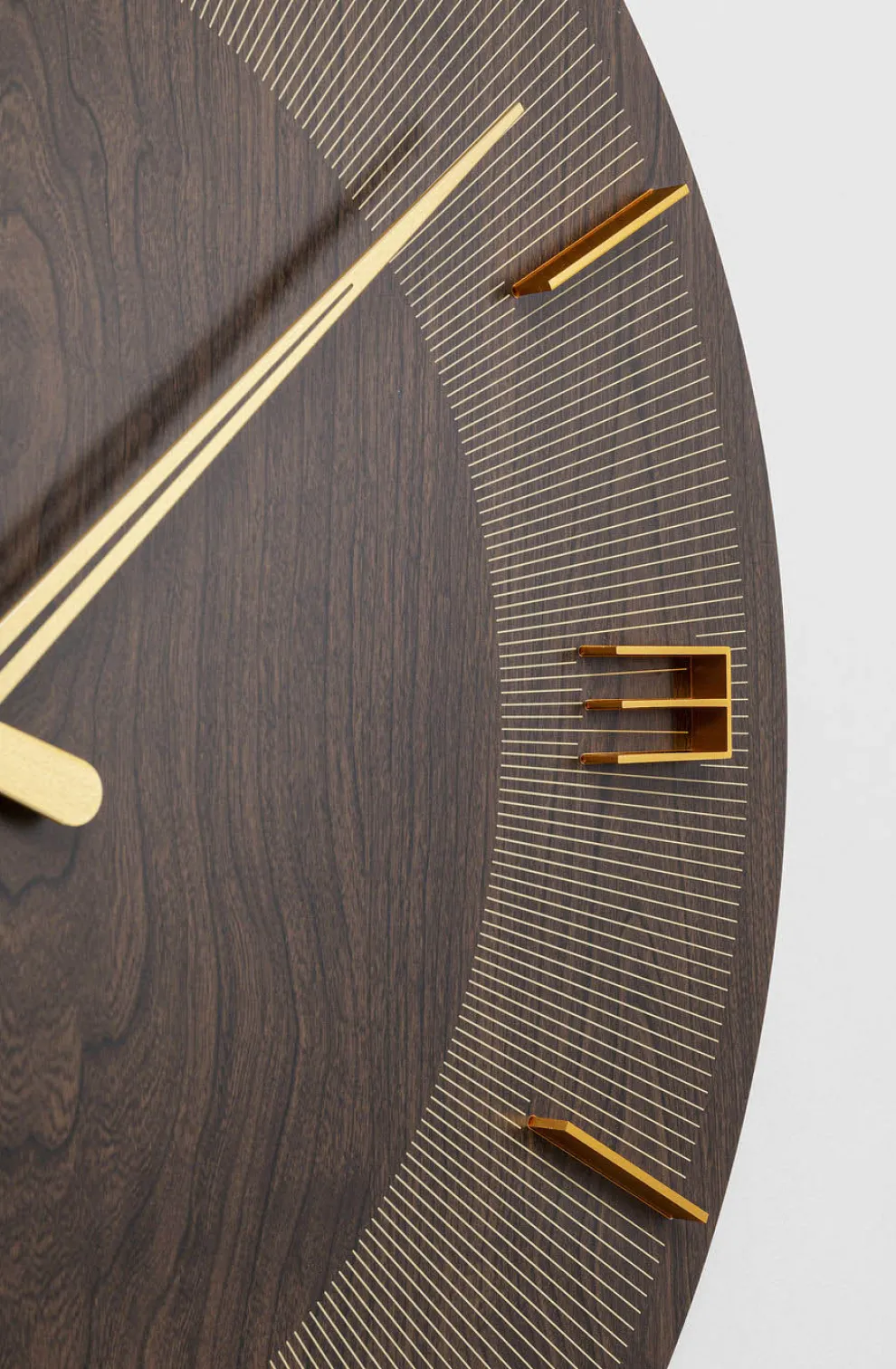 Wandklok Levi Bruin Ø60cm