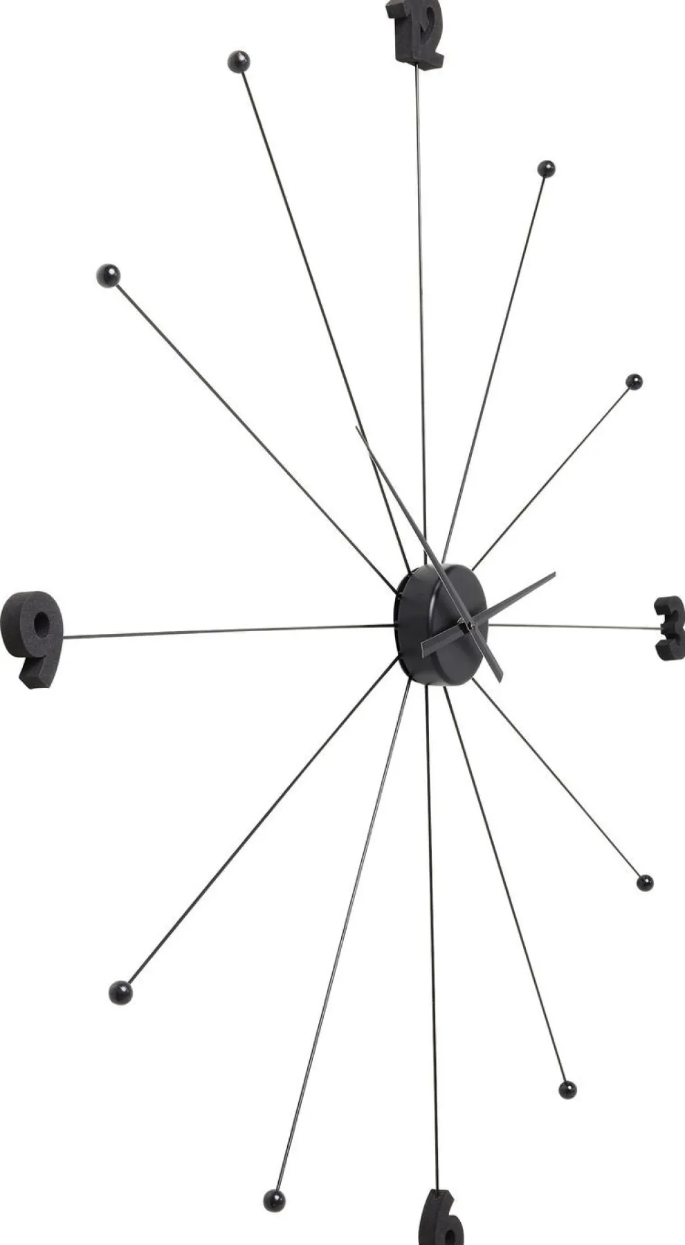 Wandklok Like Umbrella Zwart