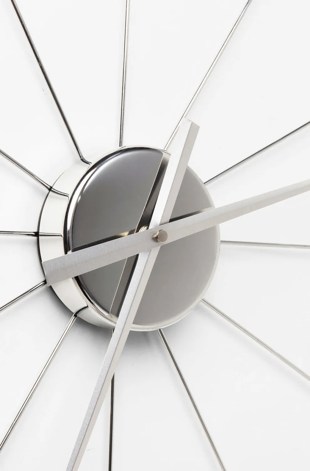 Wandklok Like Umbrella Balls Chroom