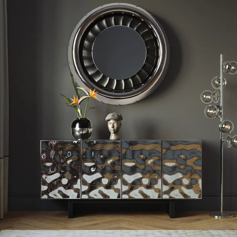 Wandspiegel Jet Ø119cm