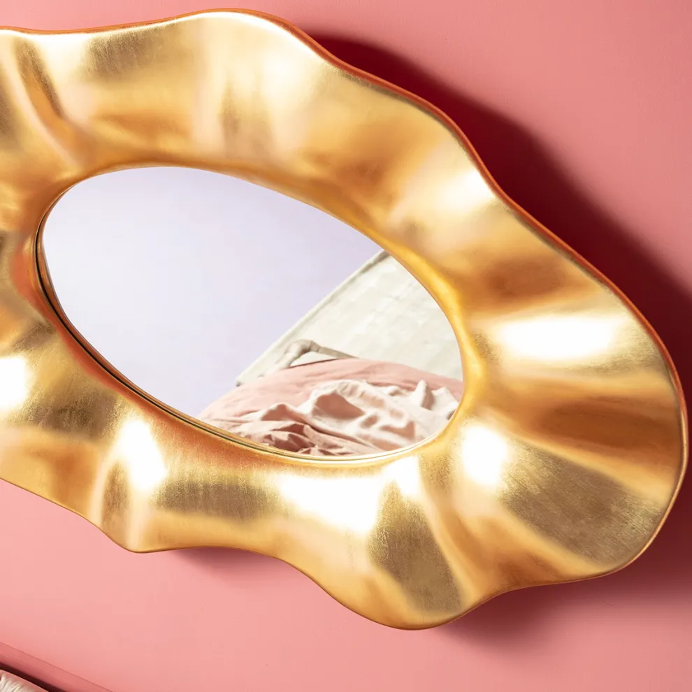 Wandspiegel Riley Gold 150x98cm