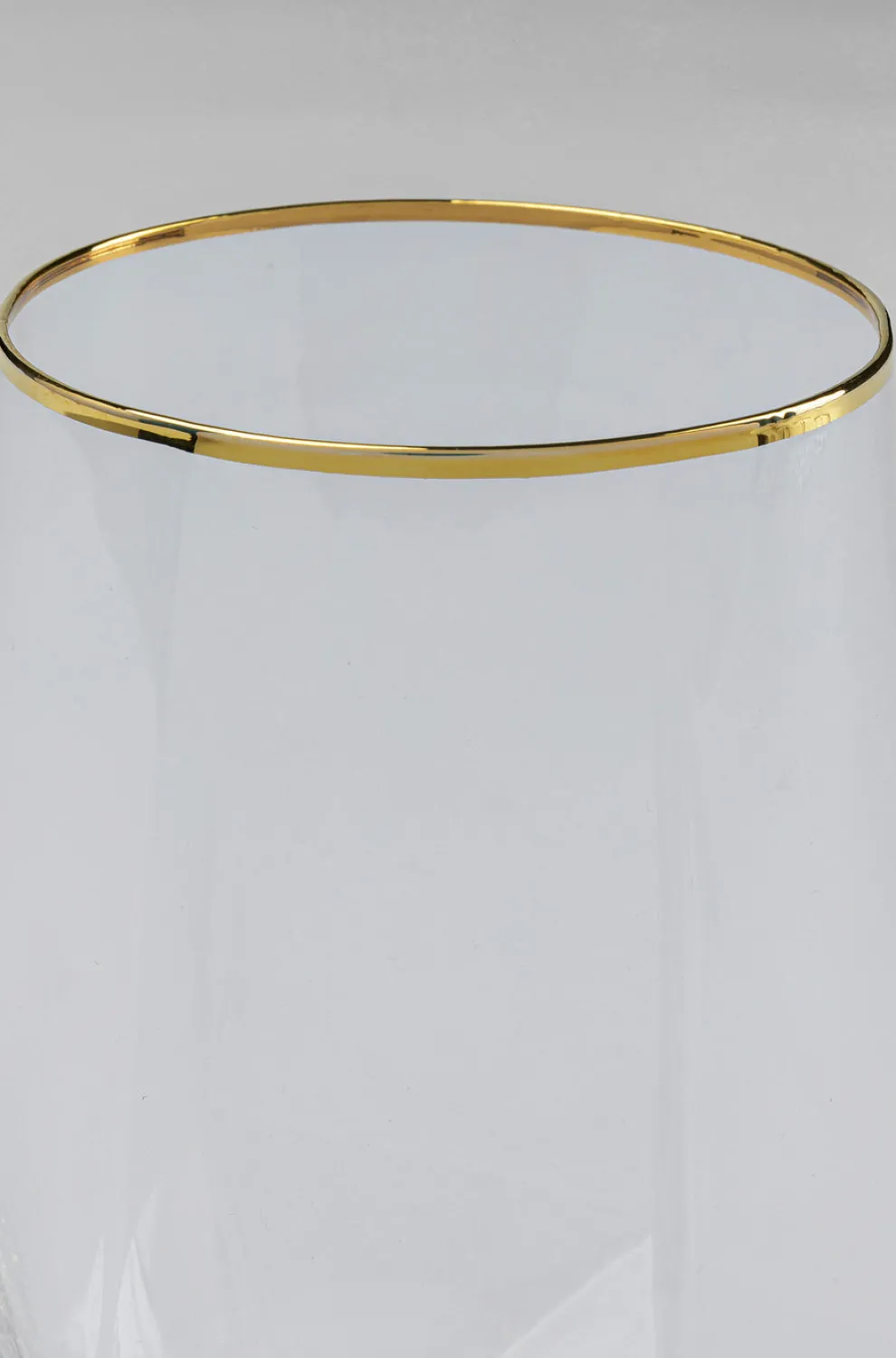 Waterglas Diamond Goud Rim