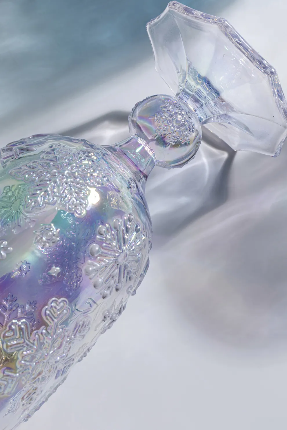 Wijnglas Ice Flowers Colore